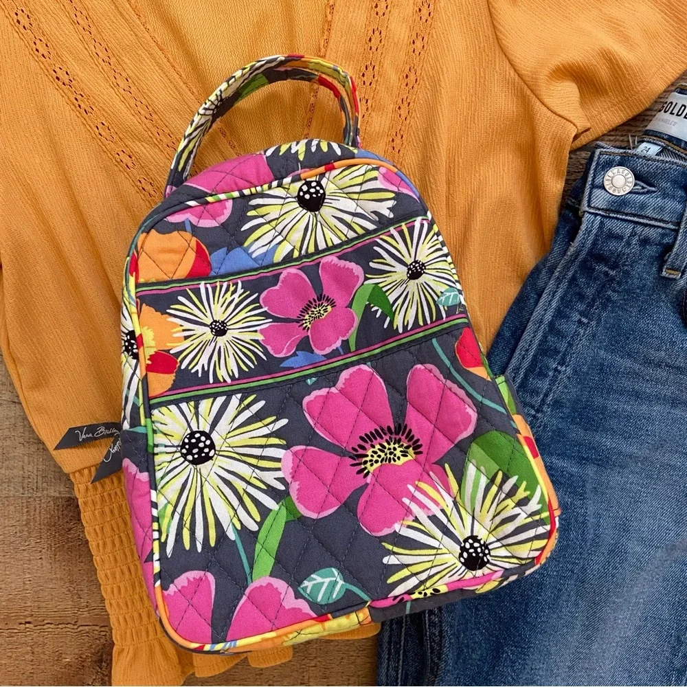 Backpack Small Vera Bradley Floral Small Bag, Excellent Condition